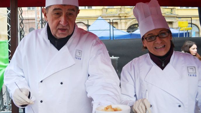 Andrej Babiš se umí rozdělit.