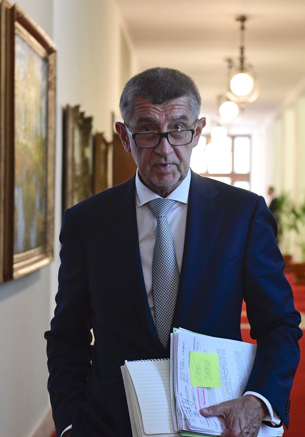 Babiš v poslanecké sněmovně