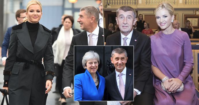 Andreje Babiš vzal Moniku s sebou do Londýna. Zatímco ladil návštěvu britské premiérky Theresy Mayové, Babišová se sháněla po zapomenutých šatech.