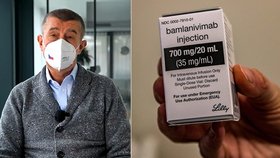 Babiš propaguje lék bamlanivimab proti těžkému průběhu covidu. Schytal to i profesor