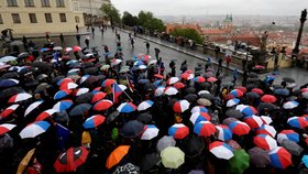 Protest proti Andreji Babišovi a Marii Benešové v Praze (29. 4. 2019)