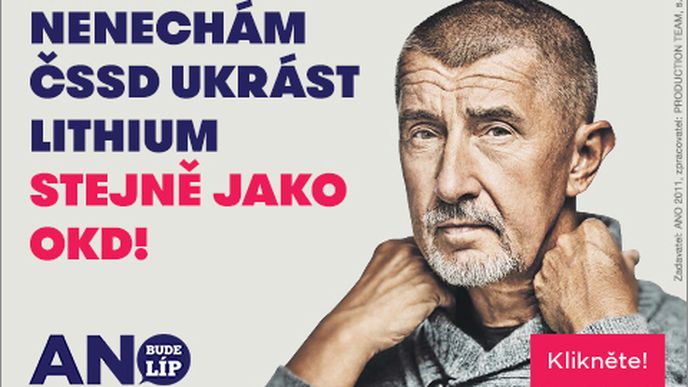 Andrej Babiš lithium ukrást nenechá!