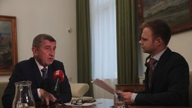 Premiér Andrej Babiš v rozhovoru pro Blesk