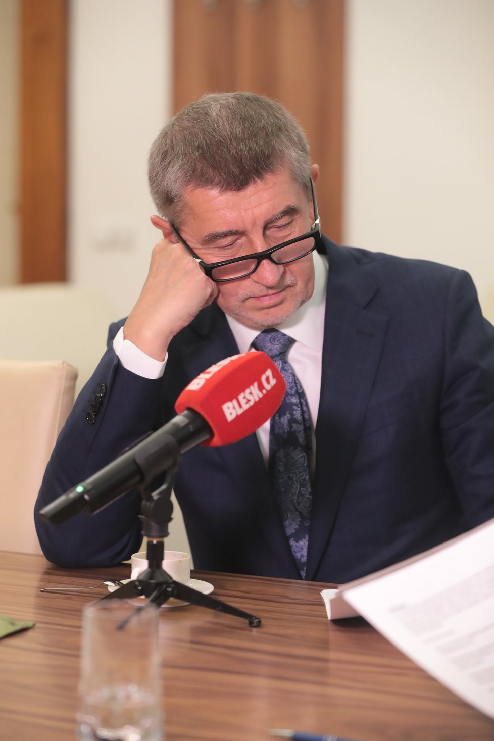 Premiér Andrej Babiš v rozhovoru pro Blesk