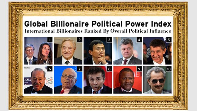 Babiš je pátý v žebříčku politicky nejvlivnějších miliardářů světa