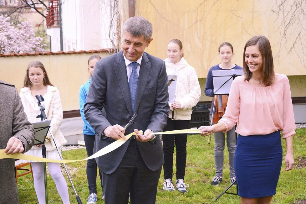 Vicepremiér Andrej Babiš (ANO) na ministerstvu financí otevřel dětskou skupinu.