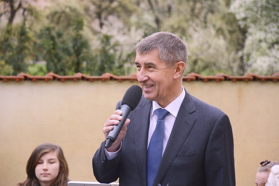 Vicepremiér Andrej Babiš (ANO) na ministerstvu financí otevřel dětskou skupinu.