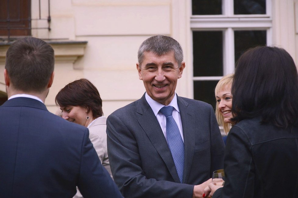 Vicepremiér Andrej Babiš (ANO) na ministerstvu financí otevřel dětskou skupinu.
