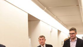 Premiér Andrej Babiš (ANO) ve Sněmovně na tiskové konferenci, kde se vyjadřuje k rozhodnutí státního zástupce o kauze Čapí hnízdě (4.12.2019)