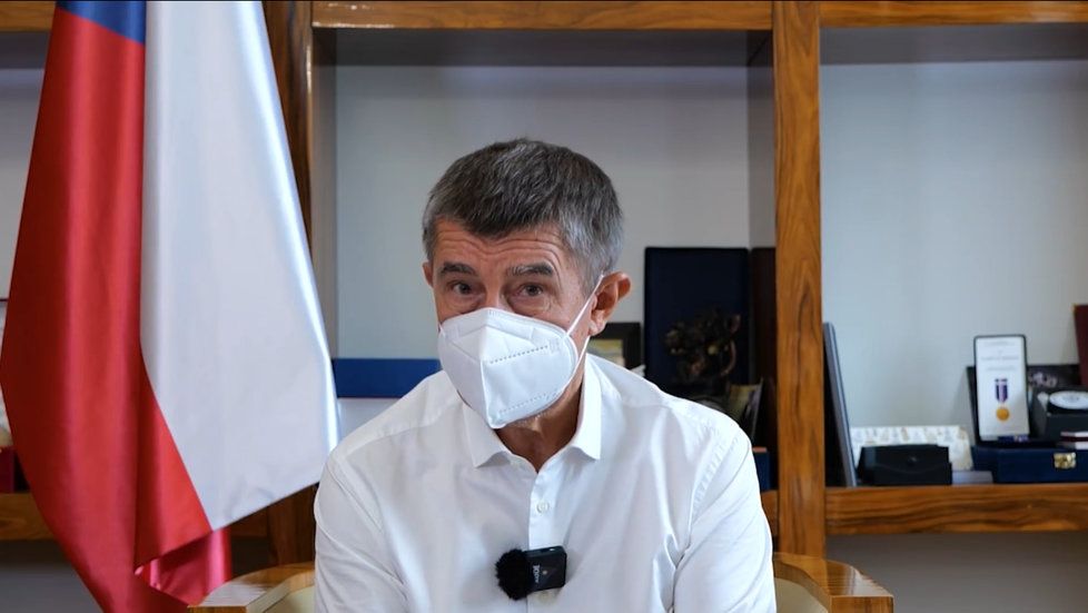 Premiér Andrej Babiš (ANO) promluvil k občanům v pravidelném informačním videu (18. 10. 2020).