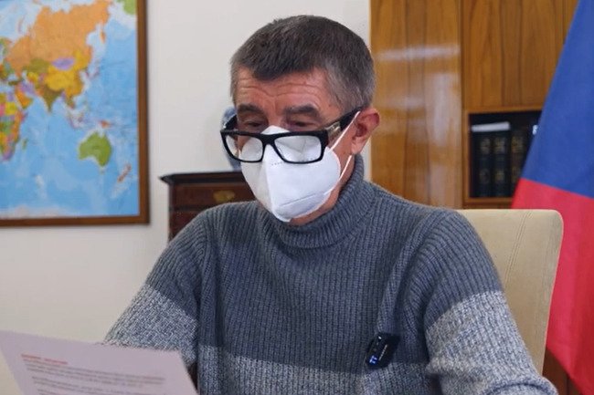 Premiér Andrej Babiš (ANO) ve svém Čau lidi (15.11.2020)