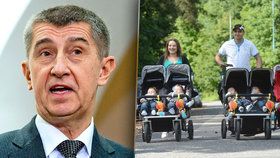 Babiš chce vyšší úlevy pro rodiny s více dětmi. Rodiče jedináčků „ostrouhají“