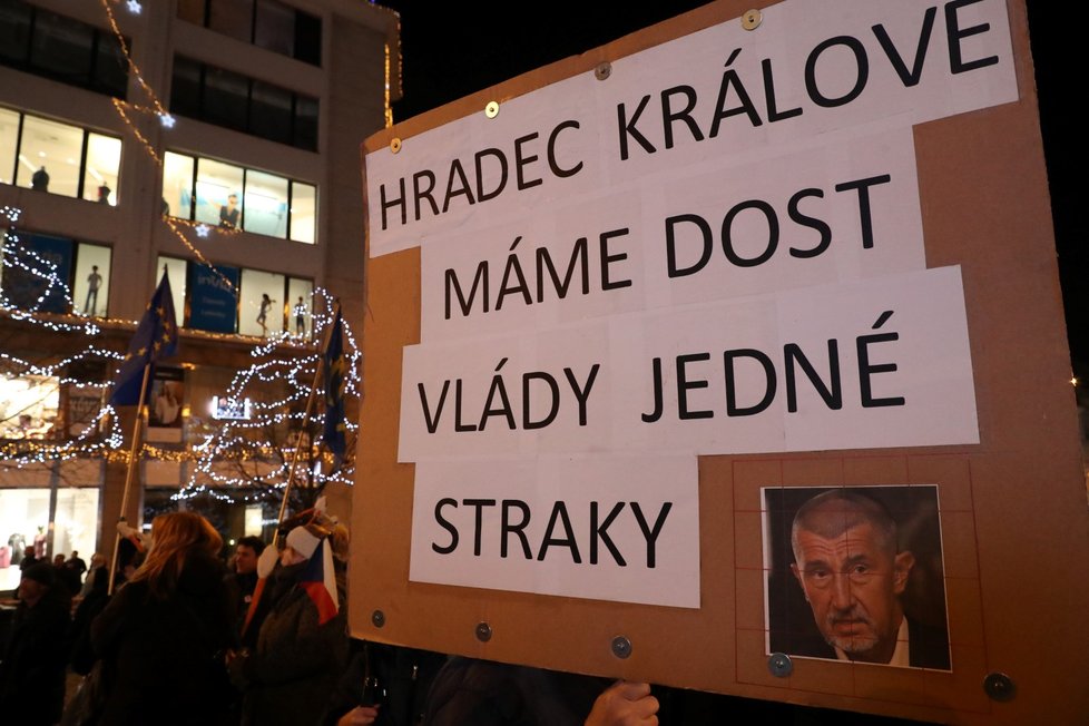 Demonstrace za odstoupení premiéra Andreje Babiše (10. 12. 2019)
