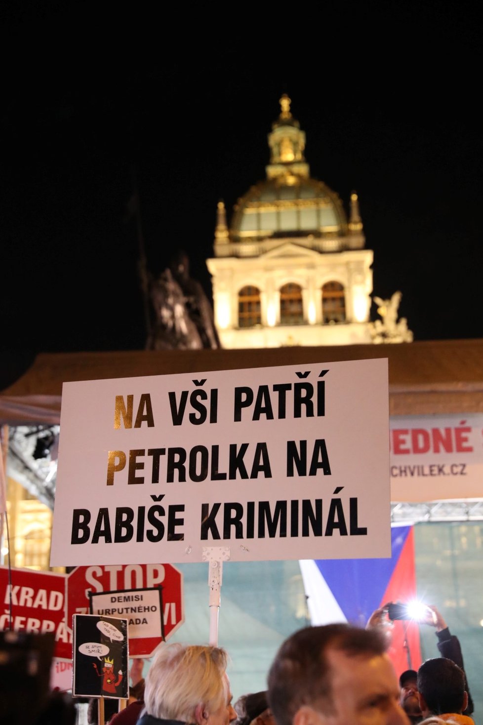 Demonstrace za odstoupení premiéra Andreje Babiše (10. 12. 2019)