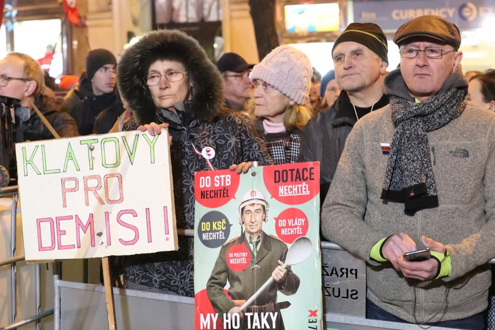 Demonstrace za odstoupení premiéra Andreje Babiše (10. 12. 2019)