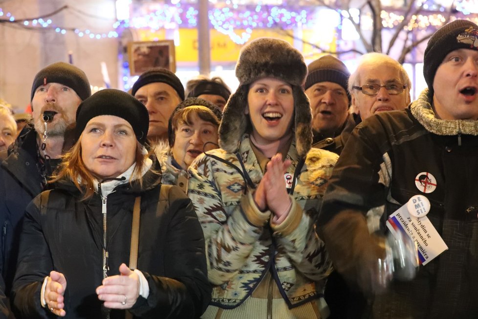Demonstrace za odstoupení premiéra Andreje Babiše (10. 12. 2019)