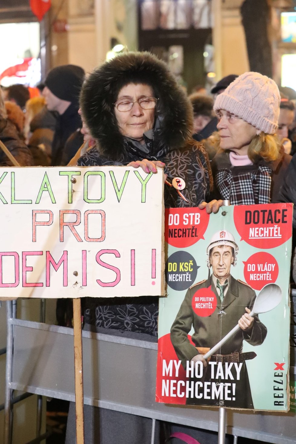 Demonstrace za odstoupení premiéra Andreje Babiše (10. 12. 2019)