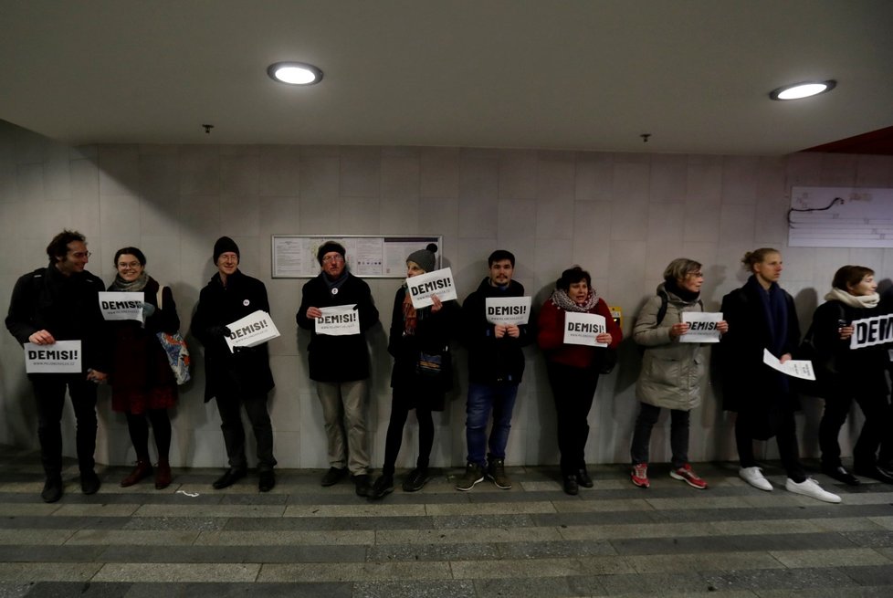 Demonstrace za odstoupení premiéra Andreje Babiše (10. 12. 2019)