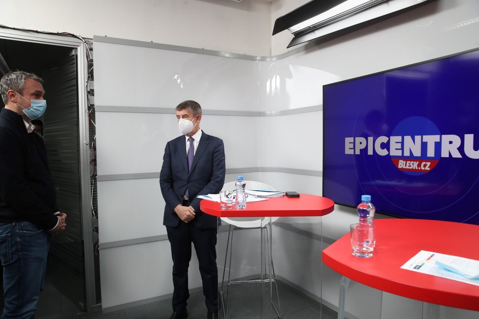 Premiér Andrej Babiš (ANO) v pořadu Epicentrum (26.11.2020)