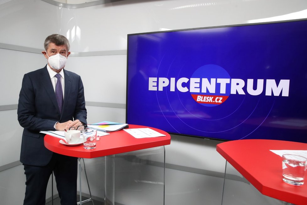 Premiér Andrej Babiš (ANO) v pořadu Epicentrum (26.11.2020)