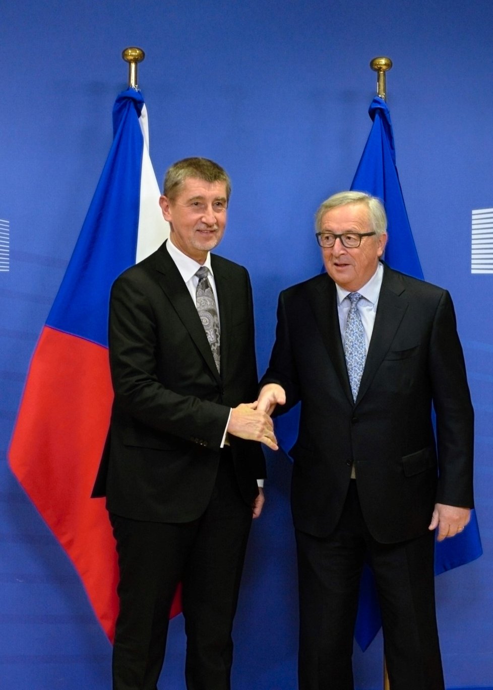 Andrej Babiš se v Bruselu setkal s předsedou Evropské komise Jeanem-Claudem Junckerem.