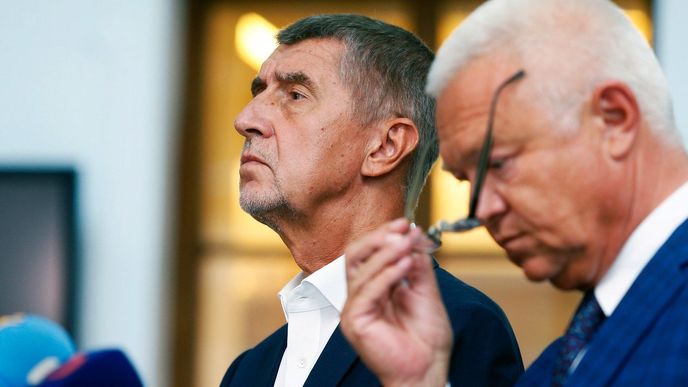 Andrej Babiš a Jaroslav Faltýnek - oba byli sněmovnou vydáni k trestnímu stíhání