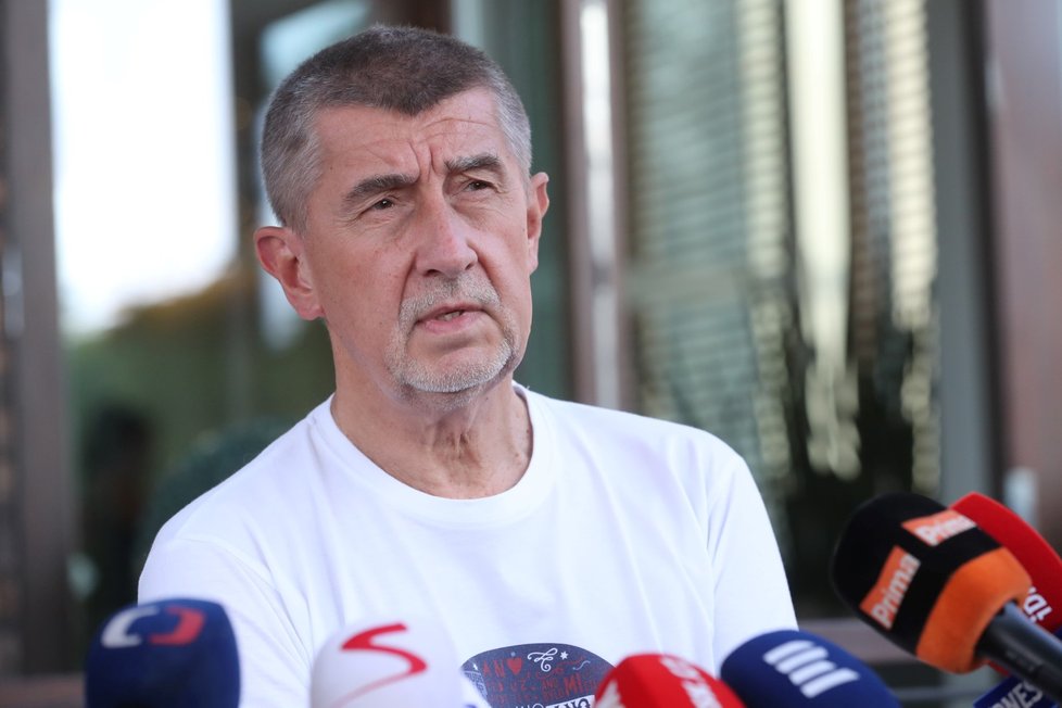 Andrej Babiš po schůzce s Janem Hamáčkem 16. června 2018