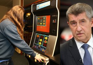 Hráč u kvízomatu a ministr financí Andrej Babiš (ANO)