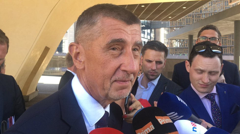 Andrej Babiš, premiér (Brusel, 29. 7. 2019)