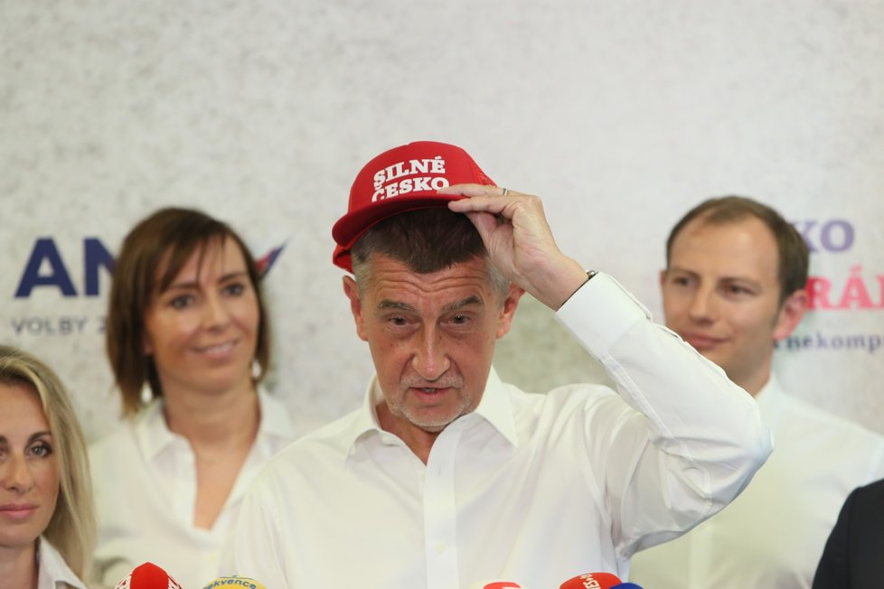 Andrej Babiš během eurovoleb