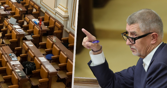Poslanci řeší koncesionářské poplatky, Babiš tasil důchodce