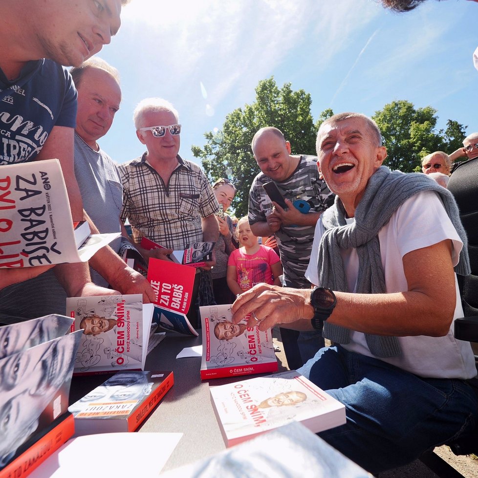 Andrej Babiš během kampaně