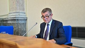 Premiér Andrej Babiš (ANO) na jednání s odborníky o zdravotnictví (10. 7. 2020)