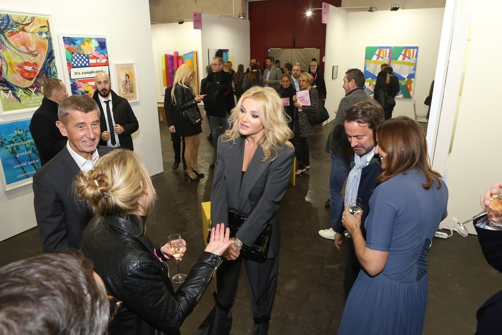 Luxembourg Art Week: Mezi hosty kulturní akce byl i český premiér Andrej Babiš (ANO) s manželkou Monikou