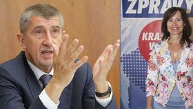 Andrej Babiš a Radka Maxová