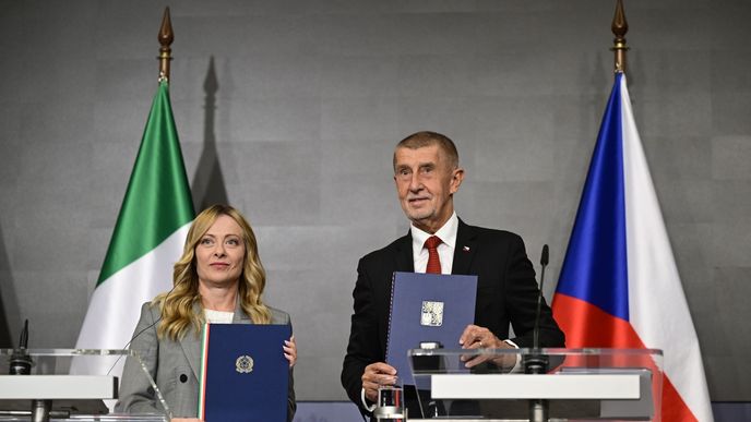 Babiš po jednání s Meloniovou vyzdvihl nově dojednaný společný akční plán. Babiš po jednání s Meloniovou vyzdvihl nově dojednaný společný akční plán.