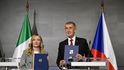Babiš po jednání s Meloniovou vyzdvihl nově dojednaný společný akční plán. Babiš po jednání s Meloniovou vyzdvihl nově dojednaný společný akční plán.