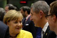 Babiš poletí za Merkelovou. Kancléřka bude v Bruselu řešit migranty