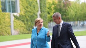 Babiš i Merkelová si měli evidentně co říct už od samého začátku (5. 9. 2018)