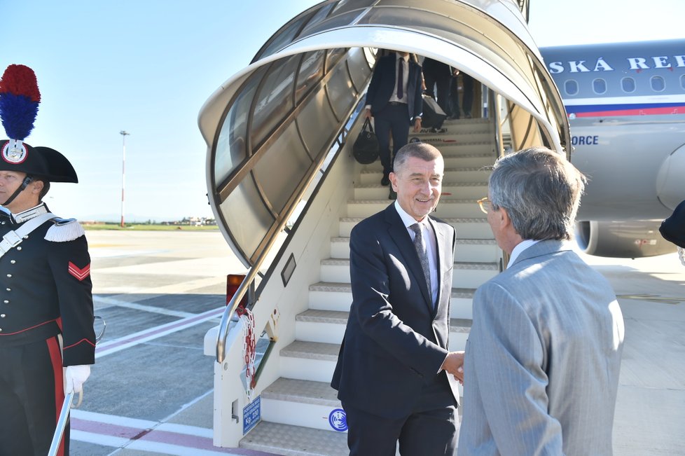 Premiér Andrej Babiš jedná v Itálii a na Maltě o migraci.