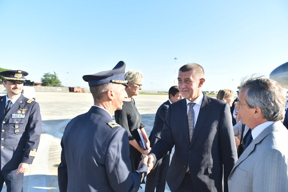 Premiér Andrej Babiš jedná v Itálii a na Maltě o migraci.