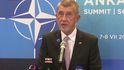 Andrej Babiš během TK po summitu NATO v Ankaře (8. 7. 2026) Andrej Babiš během TK po summitu NATO v Ankaře (8. 7. 2026)