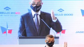 Vláda nebude navzdory krizi způsobené pandemií covidu-19 šetřit na bezpečnosti a armádě, řekl na bezpečnostní konferenci premiér a šéf ANO Andrej Babiš. (25. 6. 2020)