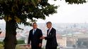 Maďarského premiéra Viktora Orbána přijal na návštěvě v ČR český předseda vlády Andrej Babiš (ANO) (29.9.2021)