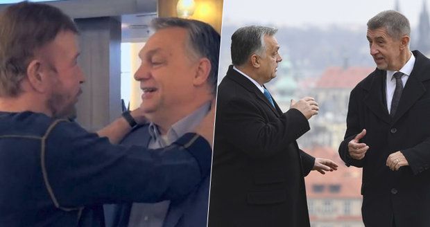 „Diktátor“ Orbán pózoval s Chuckem Norrisem. S Babišem pak řešil obranu, se Zemanem jádro