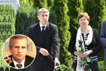 Andrej Babiš se přišel rozloučit s přítelem Otavou.