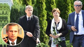 Andrej Babiš se přišel rozloučit s přítelem Otavou.