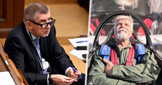 Andrej Babiš a Petr Pavel.