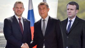 Macron oslaví s Babišem a Pellegrinim 100 let od vzniku Československa.