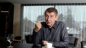 Andrej Babiš při rozhovoru pro Blesk